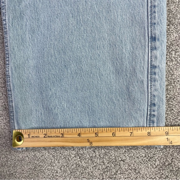 Hollister Jeans Women’s 24 Blue Baggy Wide Leg Ultra High Rise Light Wash Cotton - Picture 11 of 12